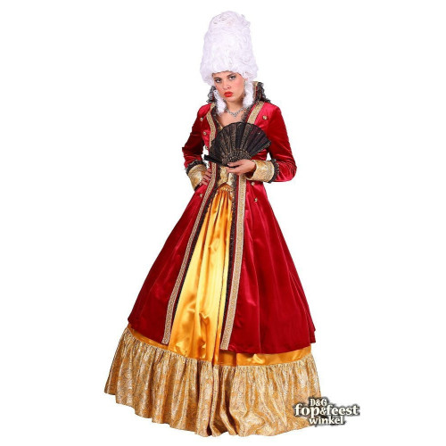 Robe Marie-Antoinette bordeaux 2 pcs
