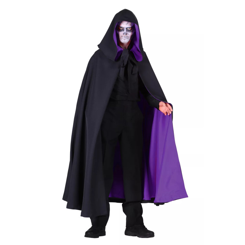 Cape noire et violette luxe