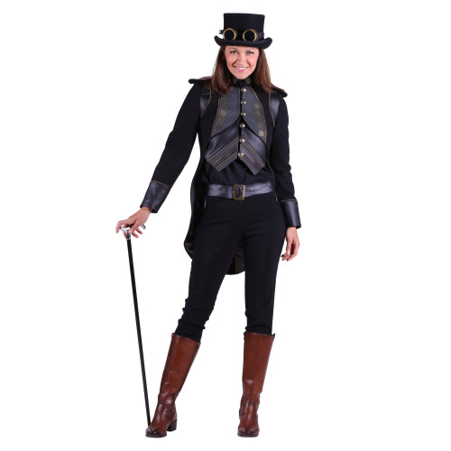 copy of Veste steampunk marron 1850 femme