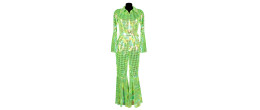 Location déguisement combinaison disco luxe couleur vert pour adulte chez Be Happy