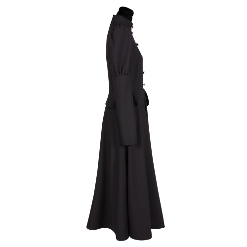 Location robe gothique 1900 victorienne noire pour femme chez Be Happy