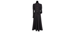 Location robe gothique 1900 victorienne noire pour femme chez Be Happy