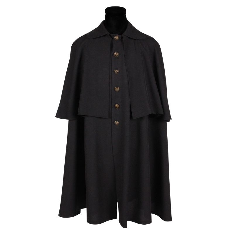 Location veste gothique 1900 victorienne noire pour homme, manteau cochet luxe chez Be Happy