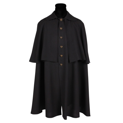 Location veste gothique 1900 victorienne noire pour homme, manteau cochet luxe chez Be Happy
