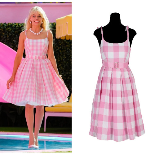 Location déguisement robe Barbie adulte luxe chez Be Happy à Paris