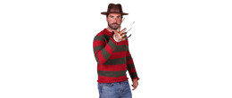 Location déguisement halloween Freddy Krueger collector pour adulte chez Be Happy à Paris