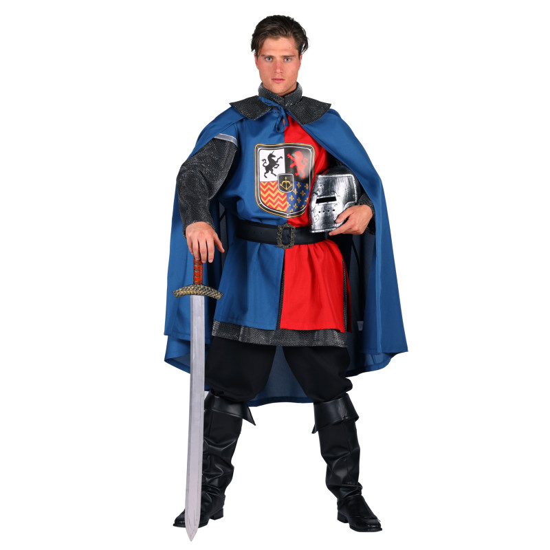 Location costume chevalier médiéval luxe Lancelot pour homme chez Be Happy à Paris.