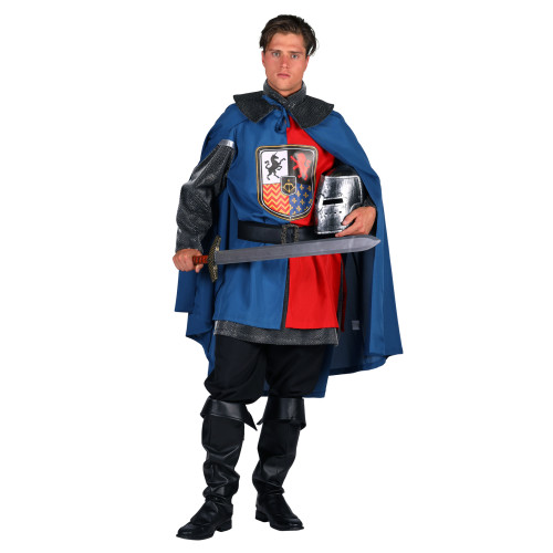 Location costume chevalier médiéval luxe Lancelot pour homme chez Be Happy à Paris.