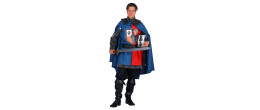 Location costume chevalier médiéval luxe Lancelot pour homme chez Be Happy à Paris.