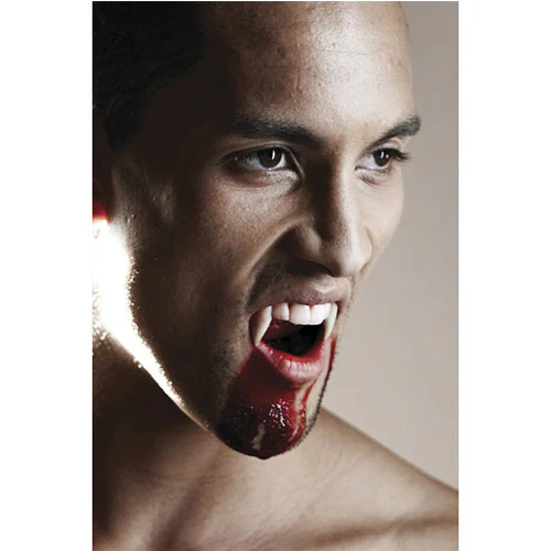 2 canines, dentier de vampire Dracula luxe longue pour adulte en vente.