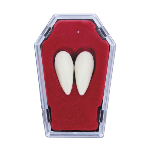 2 canines, dentier de vampire Dracula luxe longue pour adulte en vente.