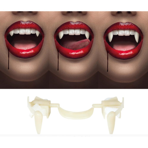 Canine dentier vampire rétractable en vente chez Be Happy
