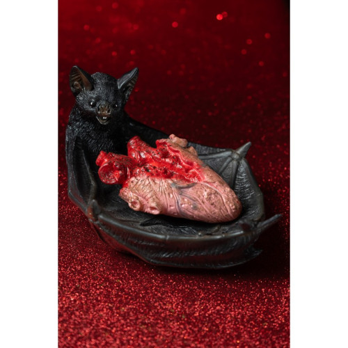 Vente faux coeur humain ensanglanté en latex de 10cm chez Be Happy, décoration halloween