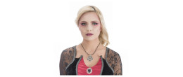 Collier vampiresse, vampire, dracula, nesferatu en métal en vente chez Be Happy Store