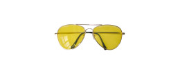 Paire de lunettes jaune funky année 80 pour adulte en vente chez Be Happy à Paris