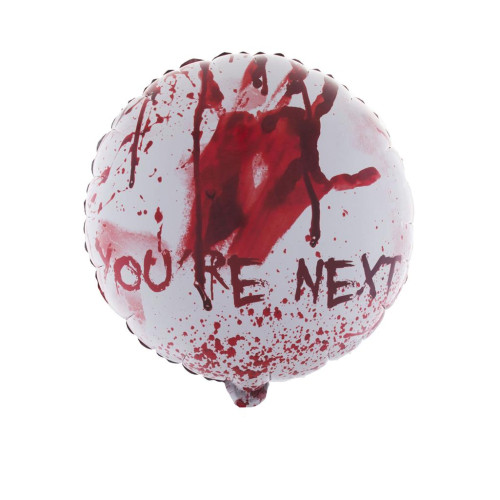 Ballon halloween alu sanglant