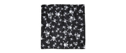 Bandana pirate noir avec têtes de mort blancs pour adulte et enfant 50x50cm en vente chez Be Happy à Paris