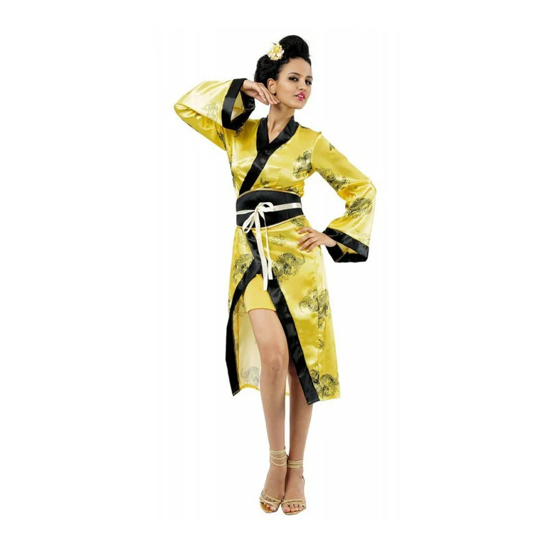 Déguisement Geisha jaune