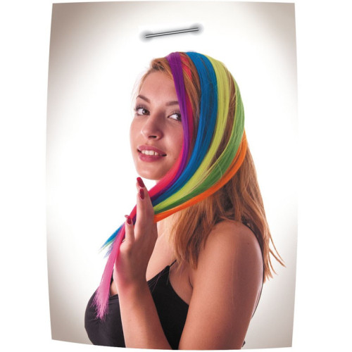 Mèche extension de couleur orange fluo en vente chez Be Happy à Paris et en ligne.