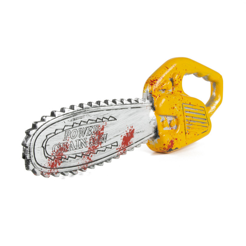 Tronçonneuse sanglante de 41cm en vente pour déguisement Halloween chez Be Happy