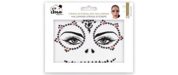 Maquillage strass halloween pour visage dia de los muertos en vente chez Be Happy