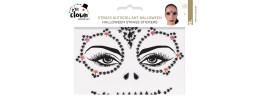 Maquillage strass halloween pour visage dia de los muertos en vente chez Be Happy