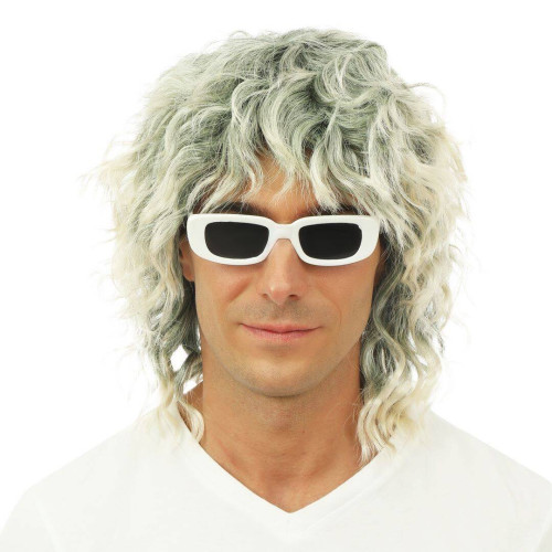 Perruque michel polnareff adulte en vente à Paris chez Be Happy et en ligne.