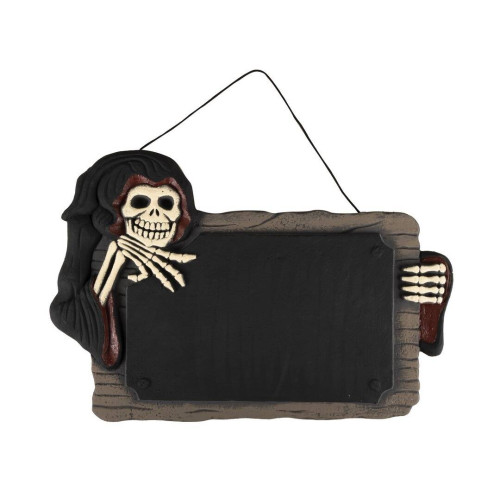 Ardoise squelette halloween luxe de 56cm en vente pour décoration chez Be Happy à Paris