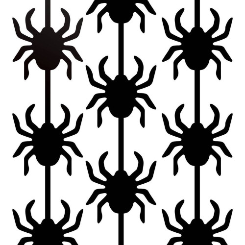Rideau lamé 2m araignée halloween