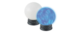 Boule de cristal sonore et lumineuse de Ø18cm pour décoration voyante, halloween, mystique en vente à Be Happy
