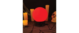 Boule de cristal sonore et lumineuse de Ø18cm pour décoration voyante, halloween, mystique en vente à Be Happy