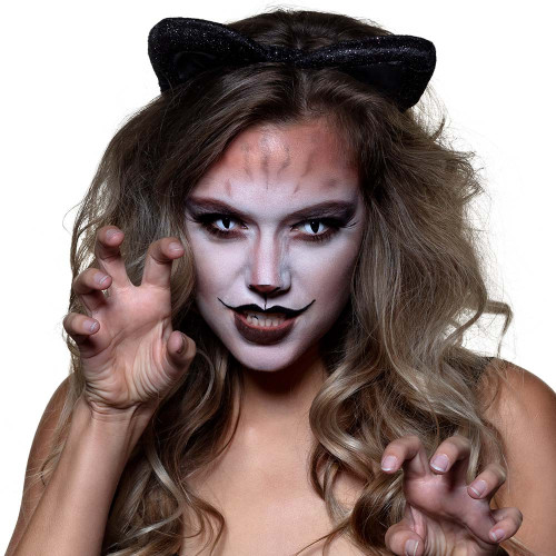 Lentilles oeil de chat blanc pour déguisement en vente chez Be Happy à Paris