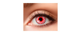 Paire de lentilles de contact œil sanglant en vente