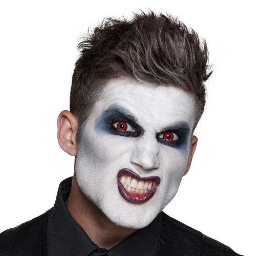 Paire de lentilles de contact Manson couleur rouge en vente