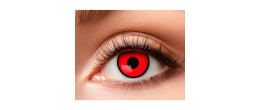 Paire de lentilles de contact Manson couleur rouge en vente