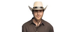 Chapeau de cowboy beige pour adulte en vente chez Be Happy, boutique déguisement cowboy luxe