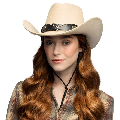 Chapeau cowboy Wyatt beige