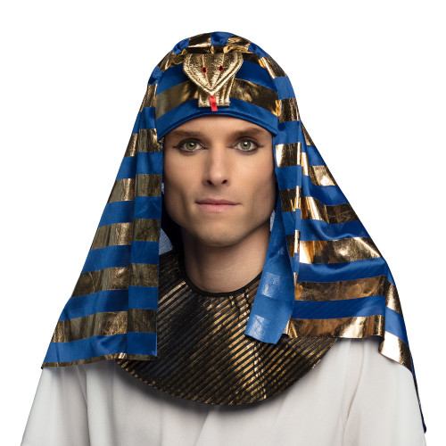 Coiffe de pharaon, égyptien en tissus pour adulte en vente.