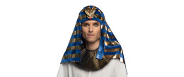 Coiffe de pharaon, égyptien en tissus pour adulte en vente.