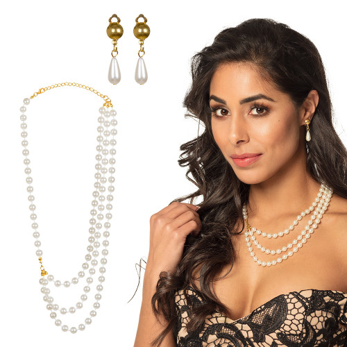 Set bijoux perles 1930
