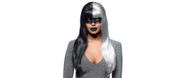 Perruque evil temptress, cruella luxe longue pour adulte en vente chez Be Happy à Paris.