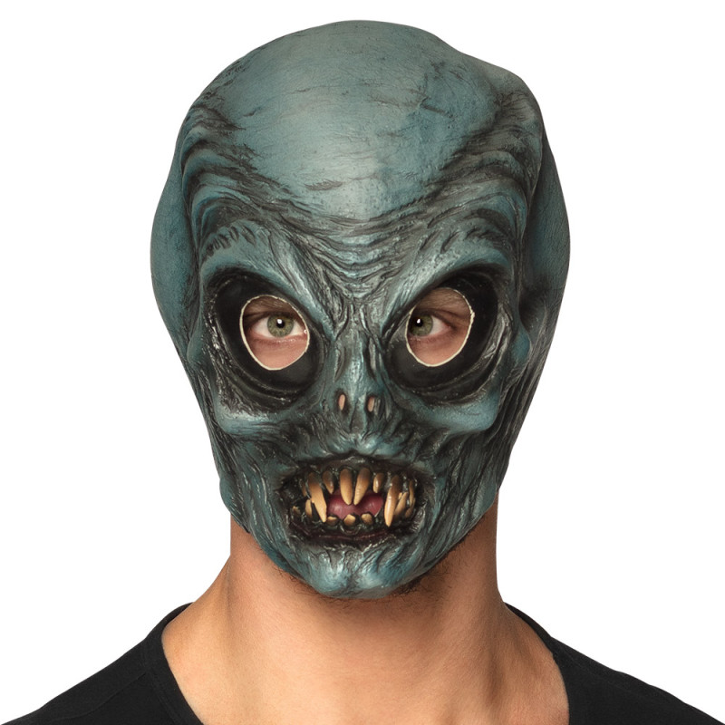 Masque d'Alien luxe intégral en latex pour adulte en vente à Paris chez Be Happy