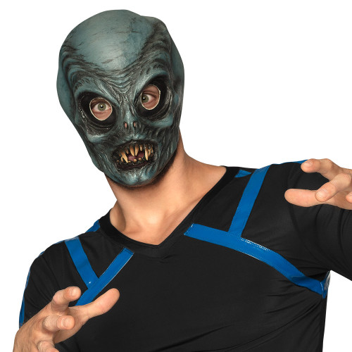 Masque d'Alien luxe intégral en latex pour adulte en vente à Paris chez Be Happy