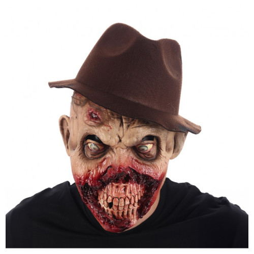 Chapeau freddy krueger borsalino marron en vente à Be Happy Paris