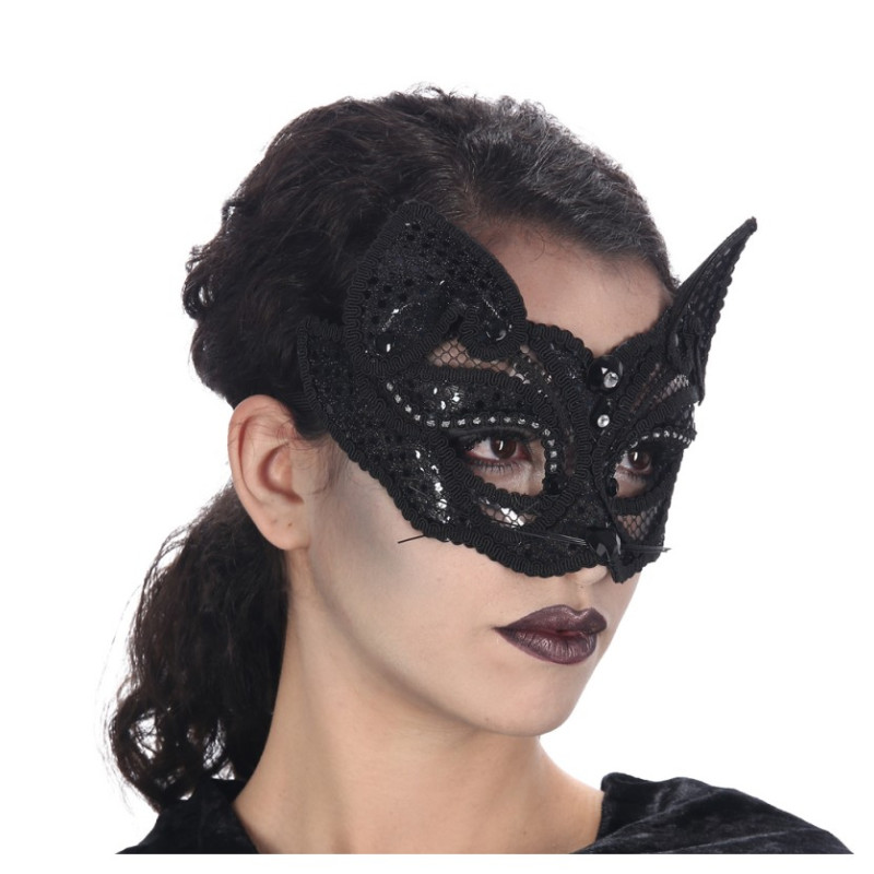 Masque Blackcat dentelle
