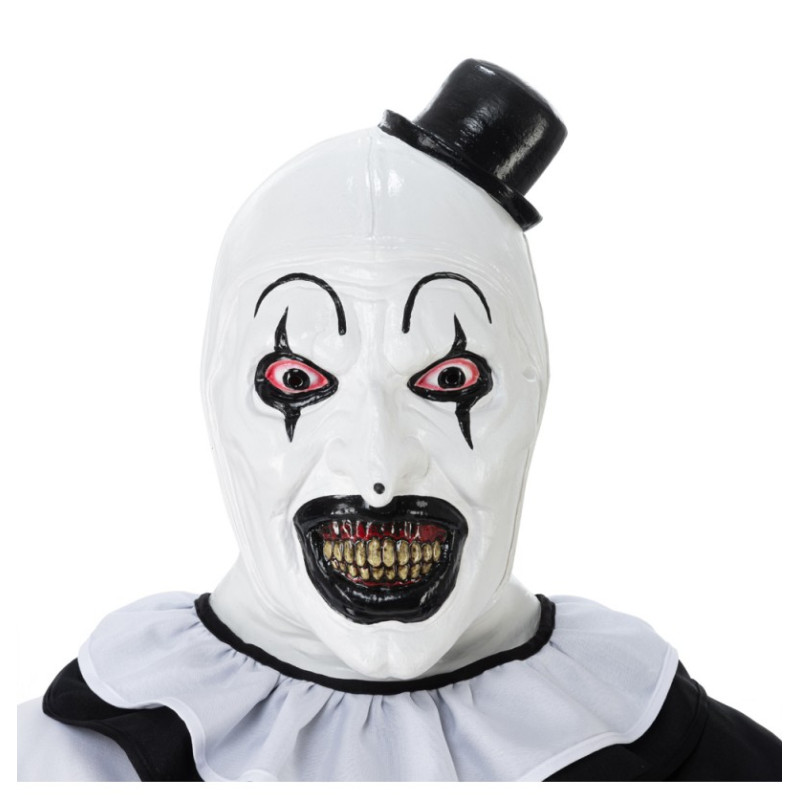 Masque halloween horreur Terrifier 3 avec chapeau en vente chez Be Happy à Paris