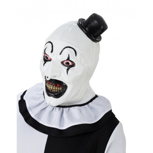 Masque halloween horreur Terrifier 3 avec chapeau en vente chez Be Happy à Paris