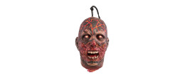 Décoration halloween horreur Tête arrachée zombie brulé 30cm en vente chez Be Happy à Paris
