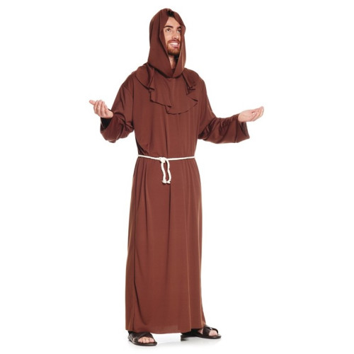 Déguisement de Moine marron avec cordon pour adulte en vente chez Be Happy à Paris