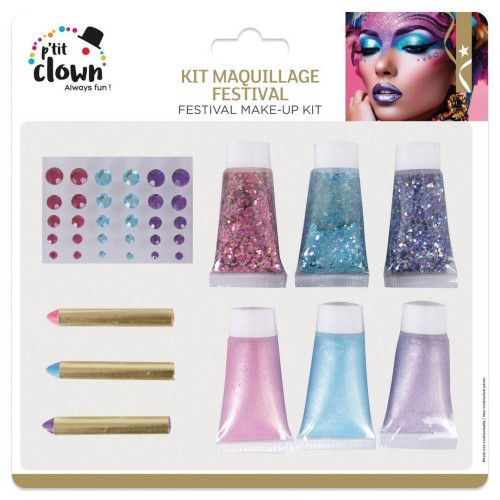 Kit strass visage festival